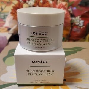 Sonäge Tulsi Soothing Tri Clay Mask - Cream